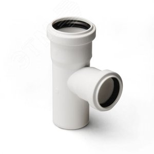 Изображение товара Тройник 75 87 град, для бесшумной канализации (шт)