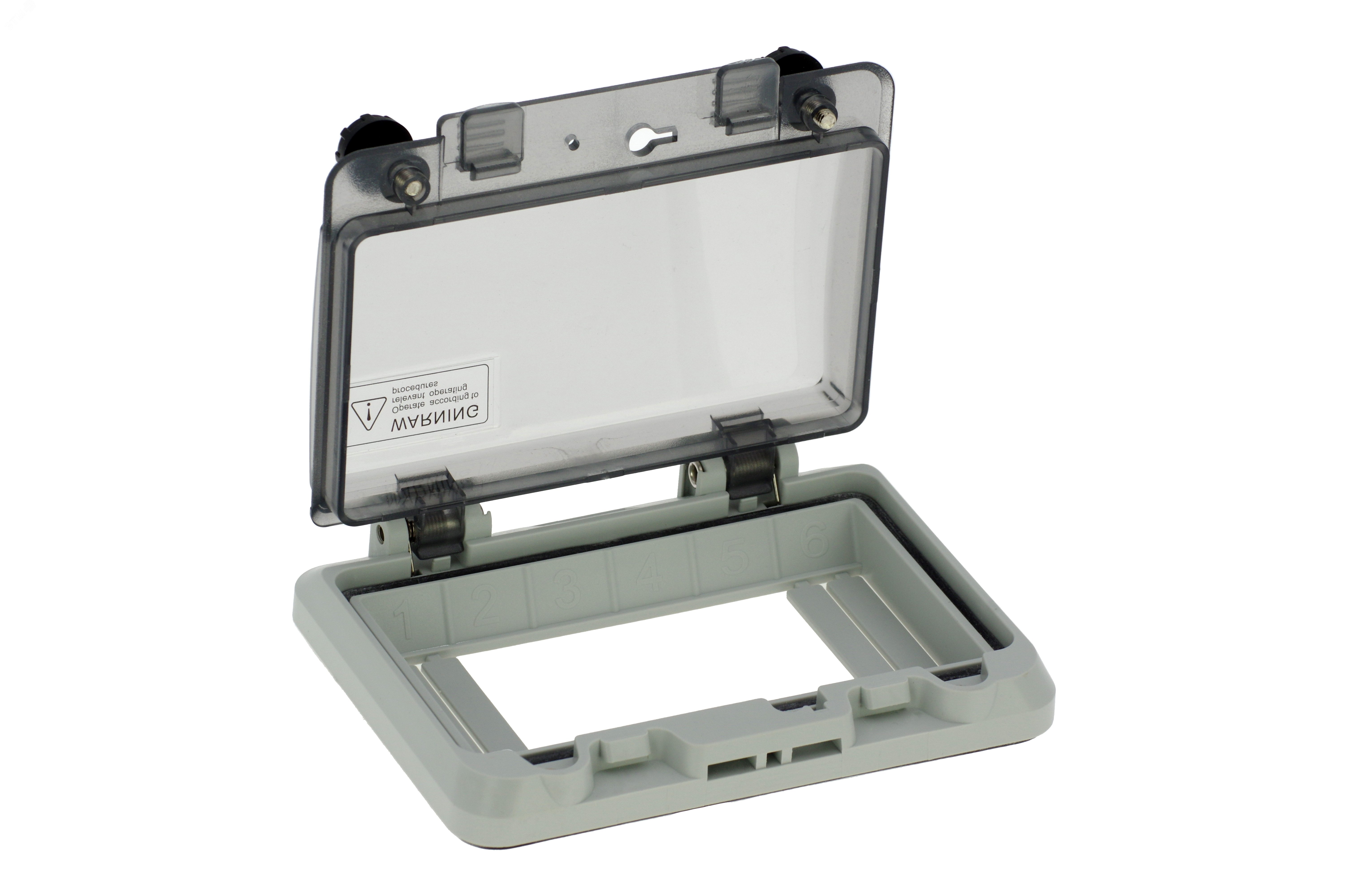 Изображение товара Защитное окно на 6 модулей IP67 AlpenBox CA05-6B