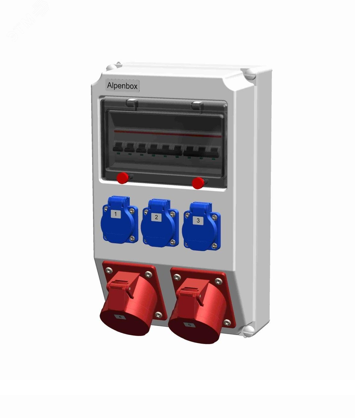 Изображение товара Распределительное устройство AlpenBox 0020098 380В IP44