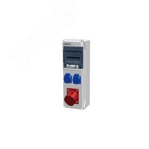 Изображение товара Устройство распределительное 00 настенное пластик IP44 40A корпус 436х137х142 серый (шт)