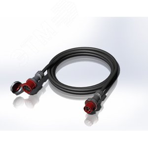 Удлинитель кабельный  CEE63A/5P - CEE63A/5P IP67  XTREM H07RN-F 5G10 50м