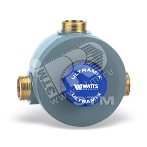Клапан смесительный термостатический ULTRAMIX TX94E37 для ГВС 30-70град 1.1/4 5-175 л/мин WATTS Industries