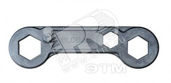 Изображение товара Универсальный пластиковый ключ для фиксации радиаторных пробок и переходников