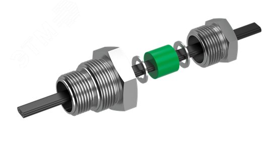 Изображение товара Узел сальниковый FPI-15/20 для ввода нагревательного кабеля в трубу (шт)