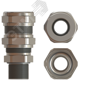 Изображение товара Ввод кабельный под бронированный кабель KBAU1MBNS-LE, M20, 6-12 мм, никелированная латунь (шт)