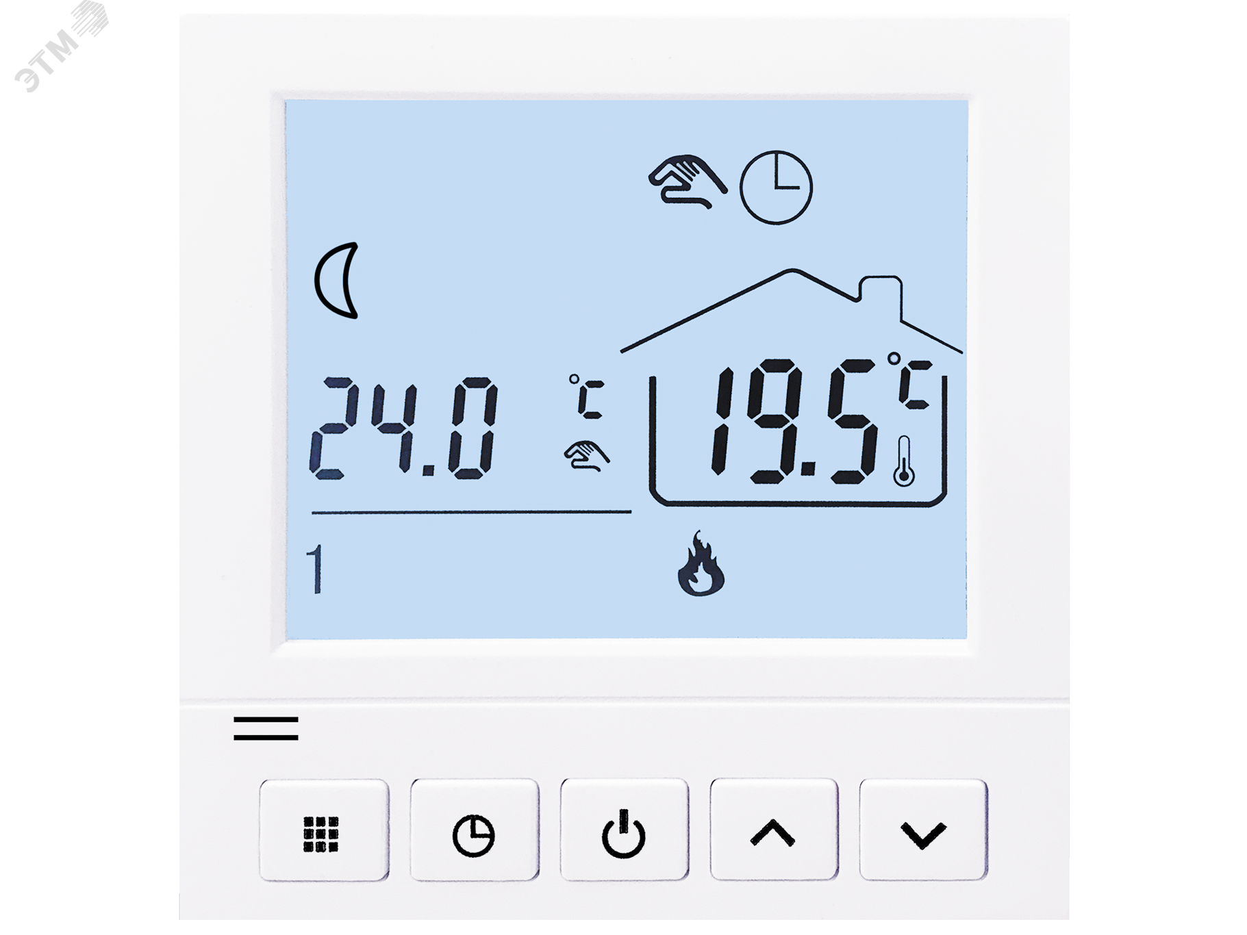 Изображение товара Терморегулятор для теплого пола OneKeyElectro ТР-510 с программированием