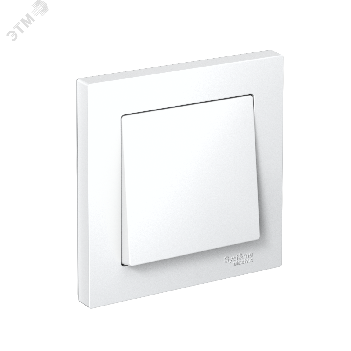 Изображение товара Выключатель одноклавишный ATLASDESIGN 220 В 10 А белый сборе