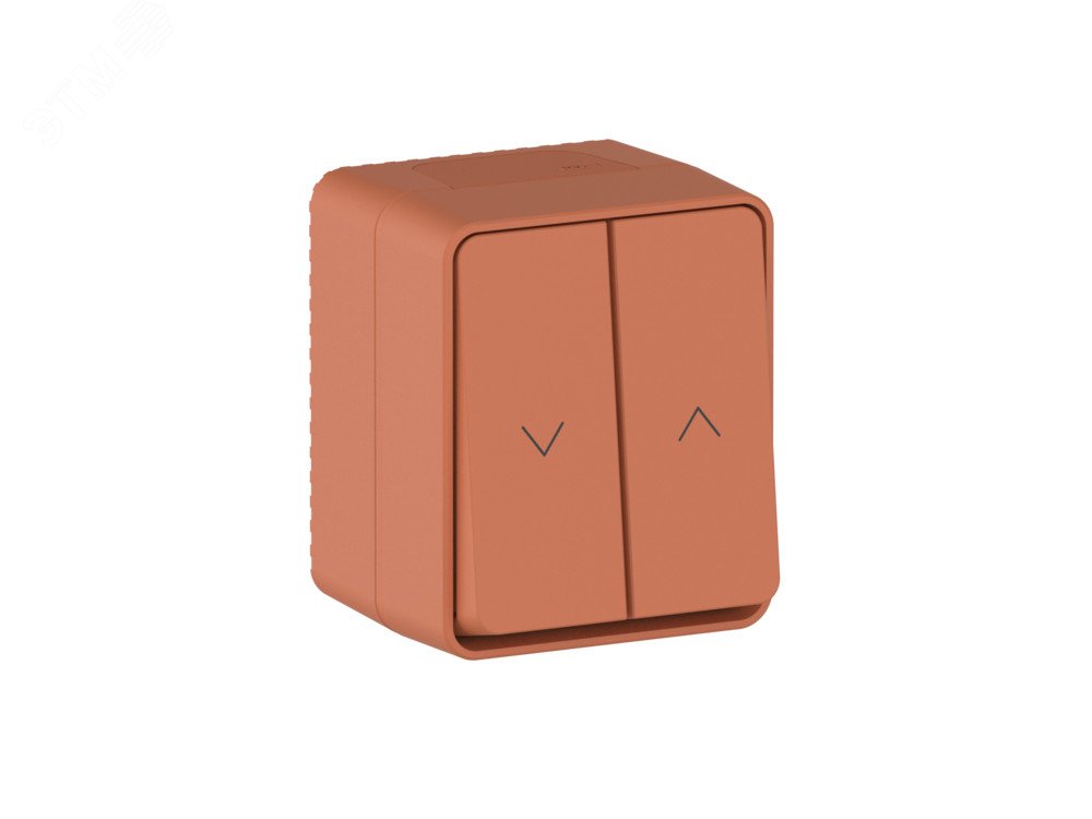 Изображение товара Выключатель для жалюзи AtlasDesign PROFI IP54 2-клавишный терраконый
