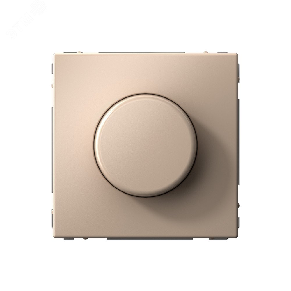 Изображение товара Светорегулятор ARTGALLERY Systeme Electric с поворотно нажимным управлением 400Вт песочный