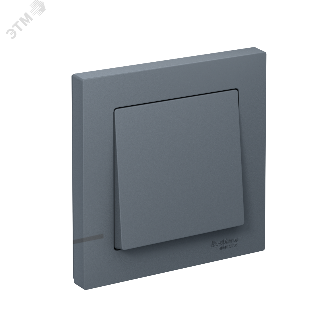 Изображение товара Выключатель одноклавишный ATLASDESIGN 10А грифель системы Systeme Electric