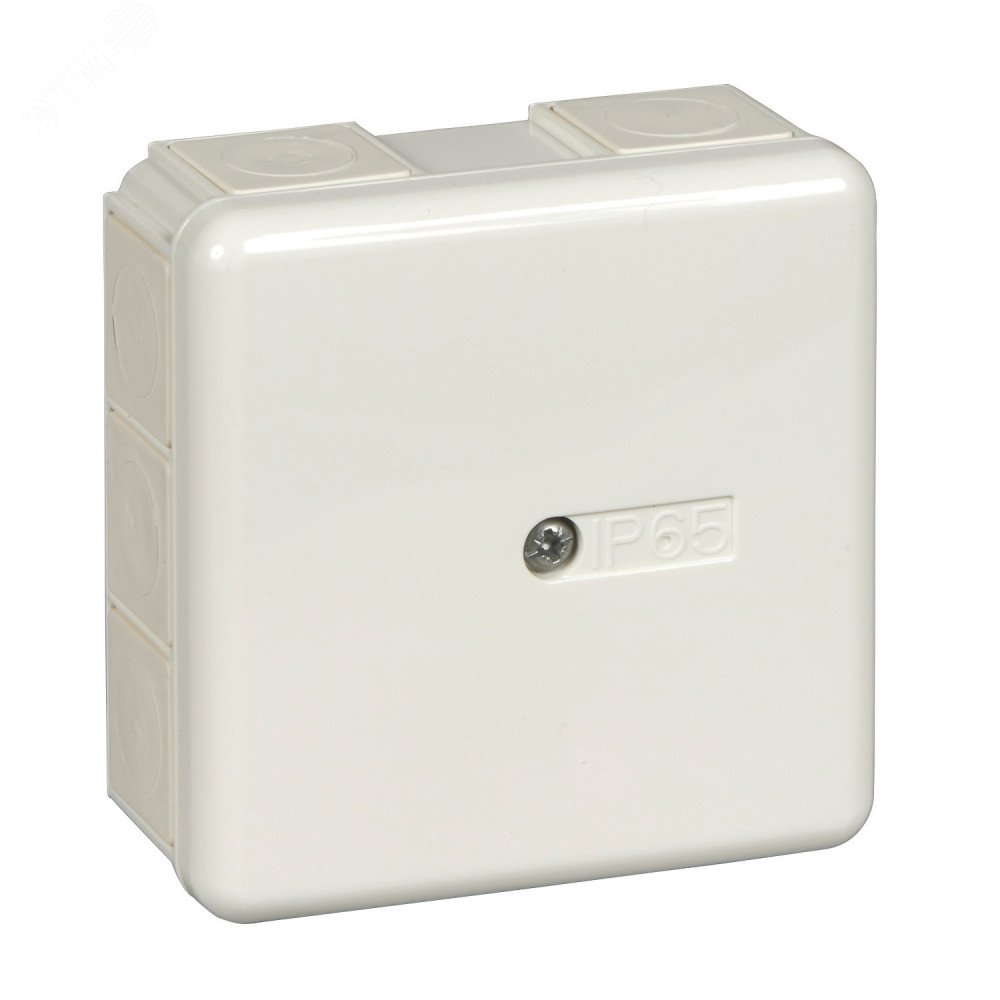 Коробка соединительная 87х87х40 10 сальников IP65 белая IMT34349 Systeme Electric - превью 2