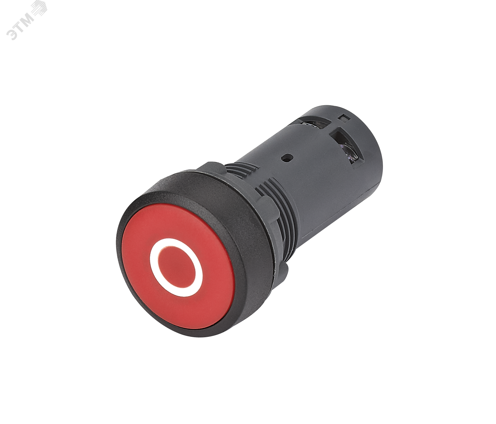 Изображение товара SB7NA4532 — красная моноблочная кнопка 22 мм IP65, 1НО+1НЗ, 300В