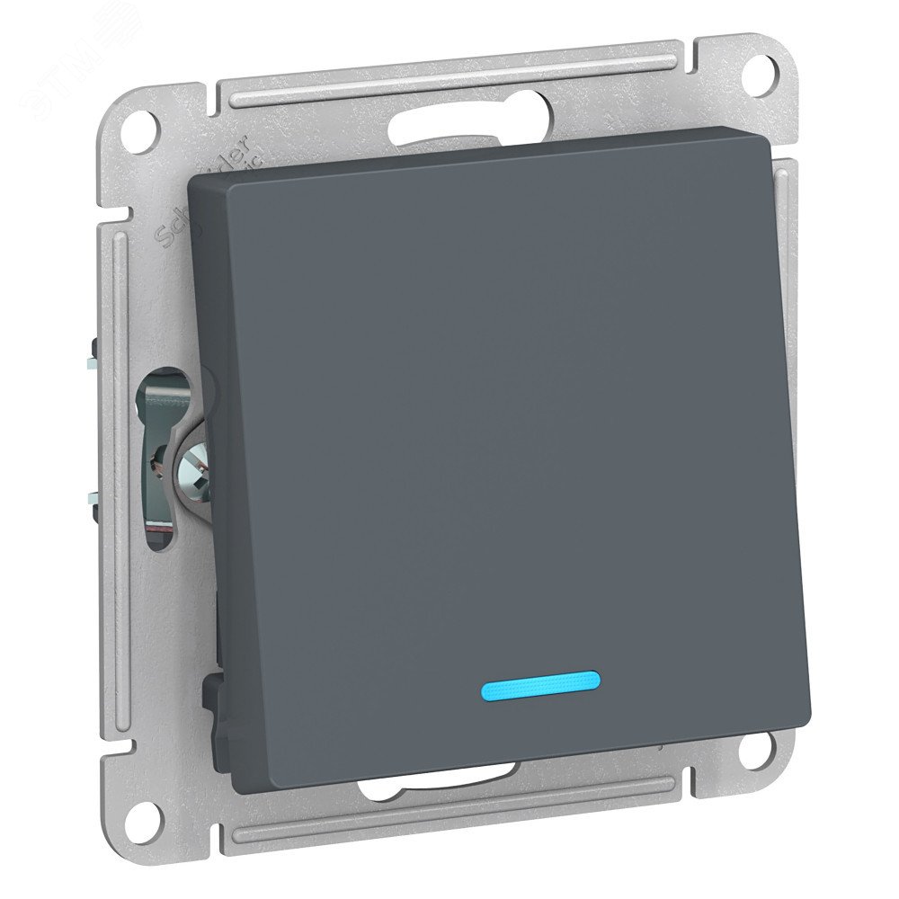 Изображение товара Переключатель одноклавишный ATLASDESIGN с подсветкой 10А РФ