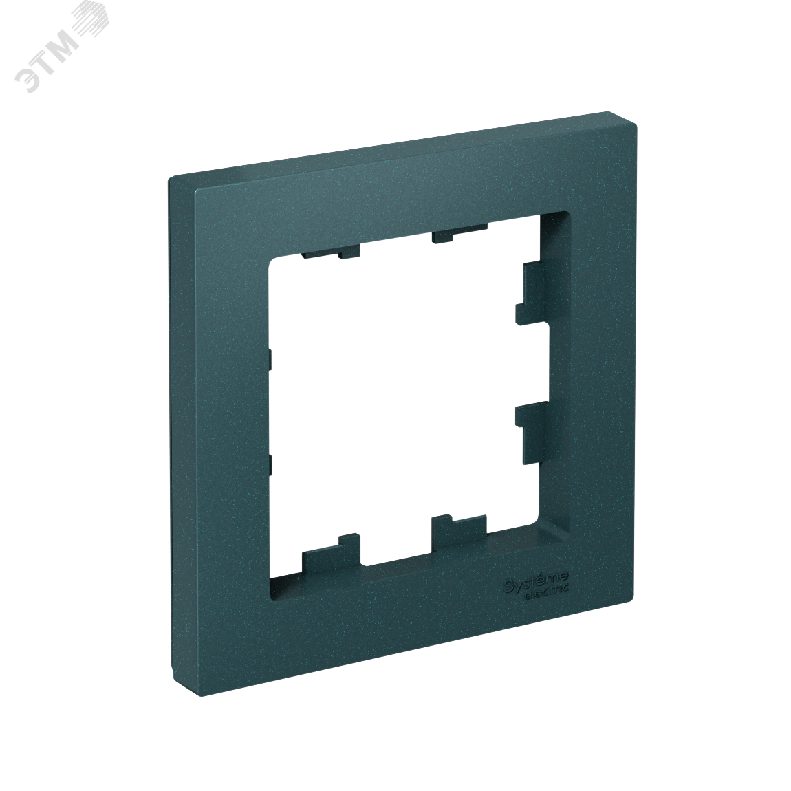 Изображение товара Рамка однопостовая ATLASDESIGN изумруд из ABS-пластика для скрытого монтажа