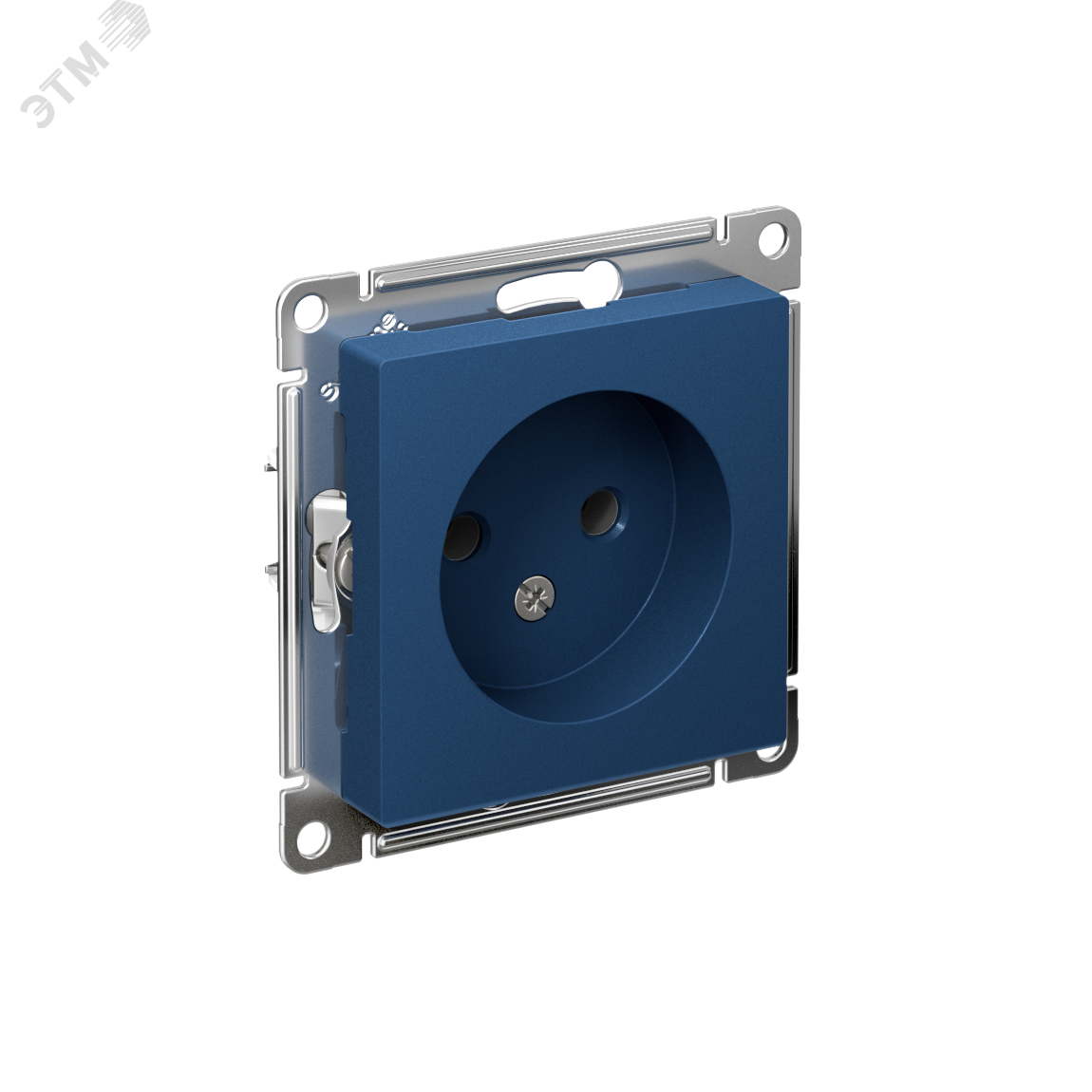 Изображение товара Розетка ATLASDESIGN без заземления аквамарин 16А