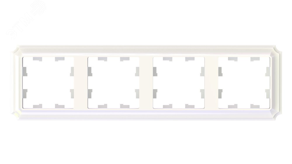 Изображение товара Рамка ATLASDESIGN ANTIQUE 4-постовая универсальная жемчуг высокого качества