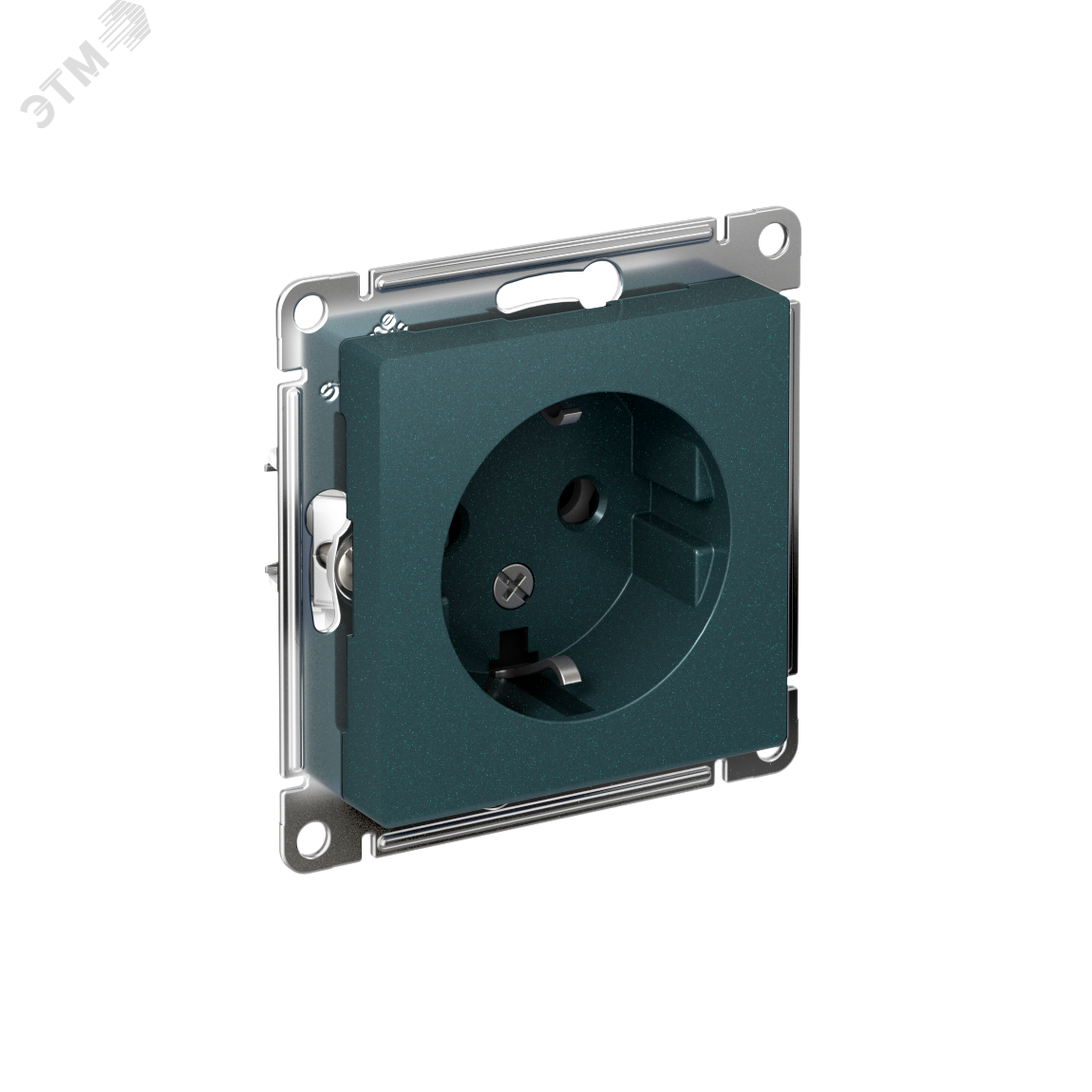 Изображение товара Розетка ATLASDESIGN с заземлением 16А изумруд система Electric