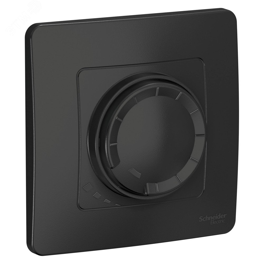 Изображение товара Светорегулятор (диммер) Systeme Electric BLANCA антрацит 400 Вт скрытая установка