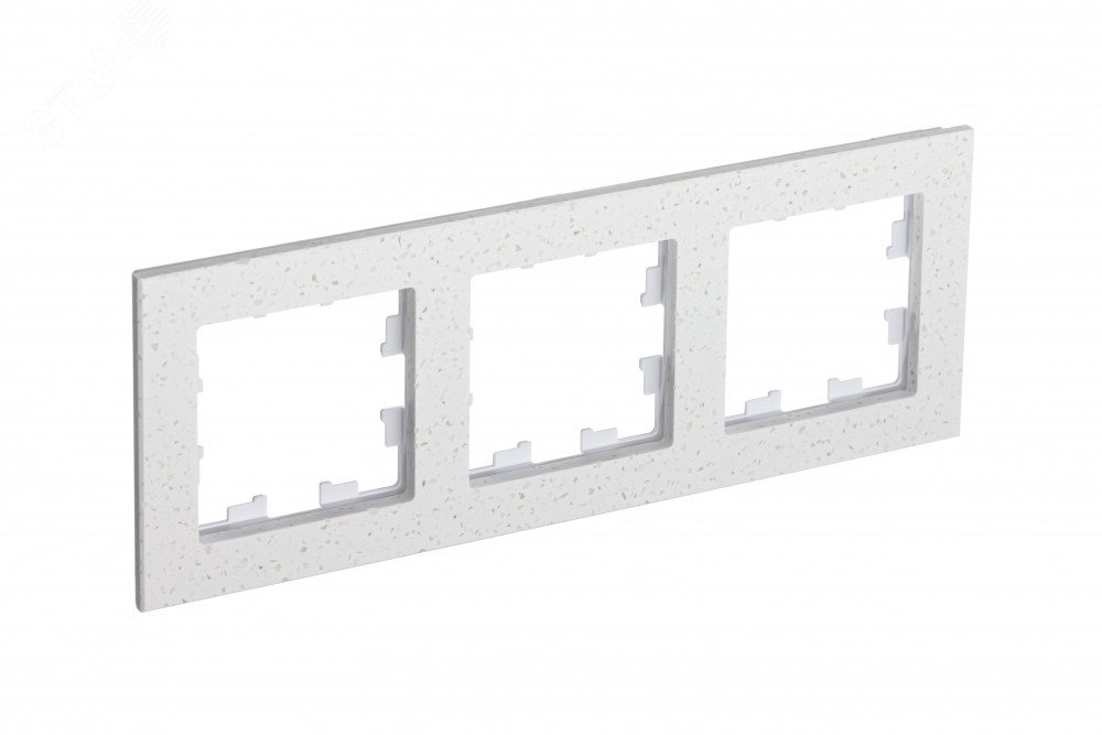 Изображение товара Рамка трехпостовая ATLASDESIGN NATURE, МРАМОР КРЕМ РОЯЛ (шт)