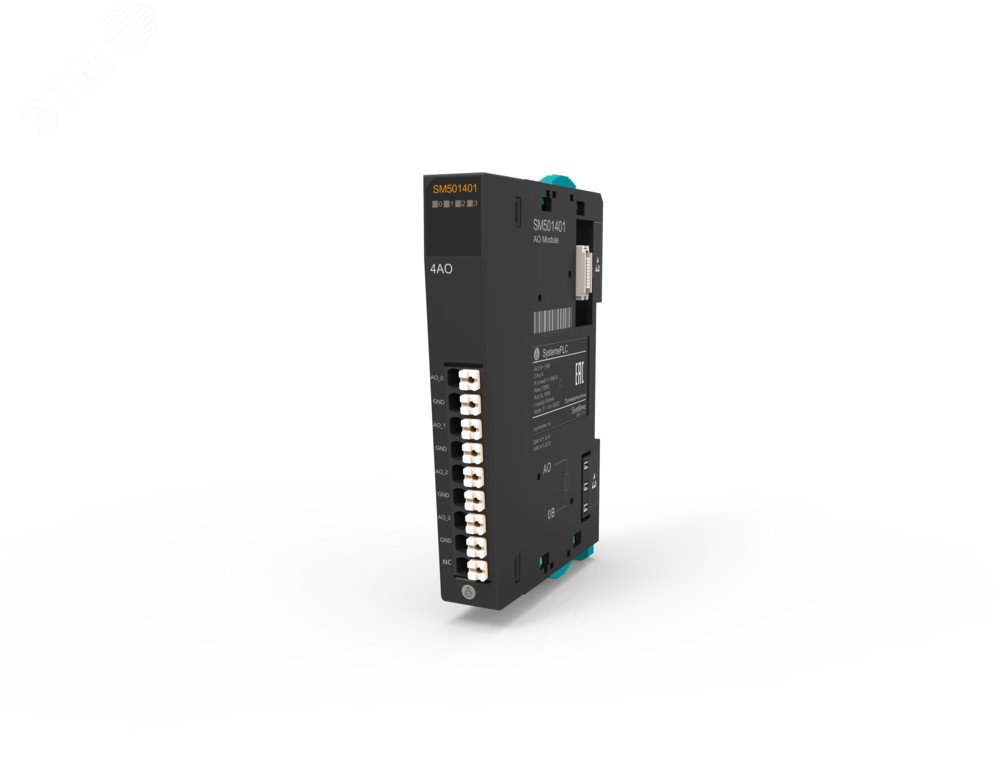 Изображение товара 4-канальный модуль аналогового вывода SystemePLC IO200