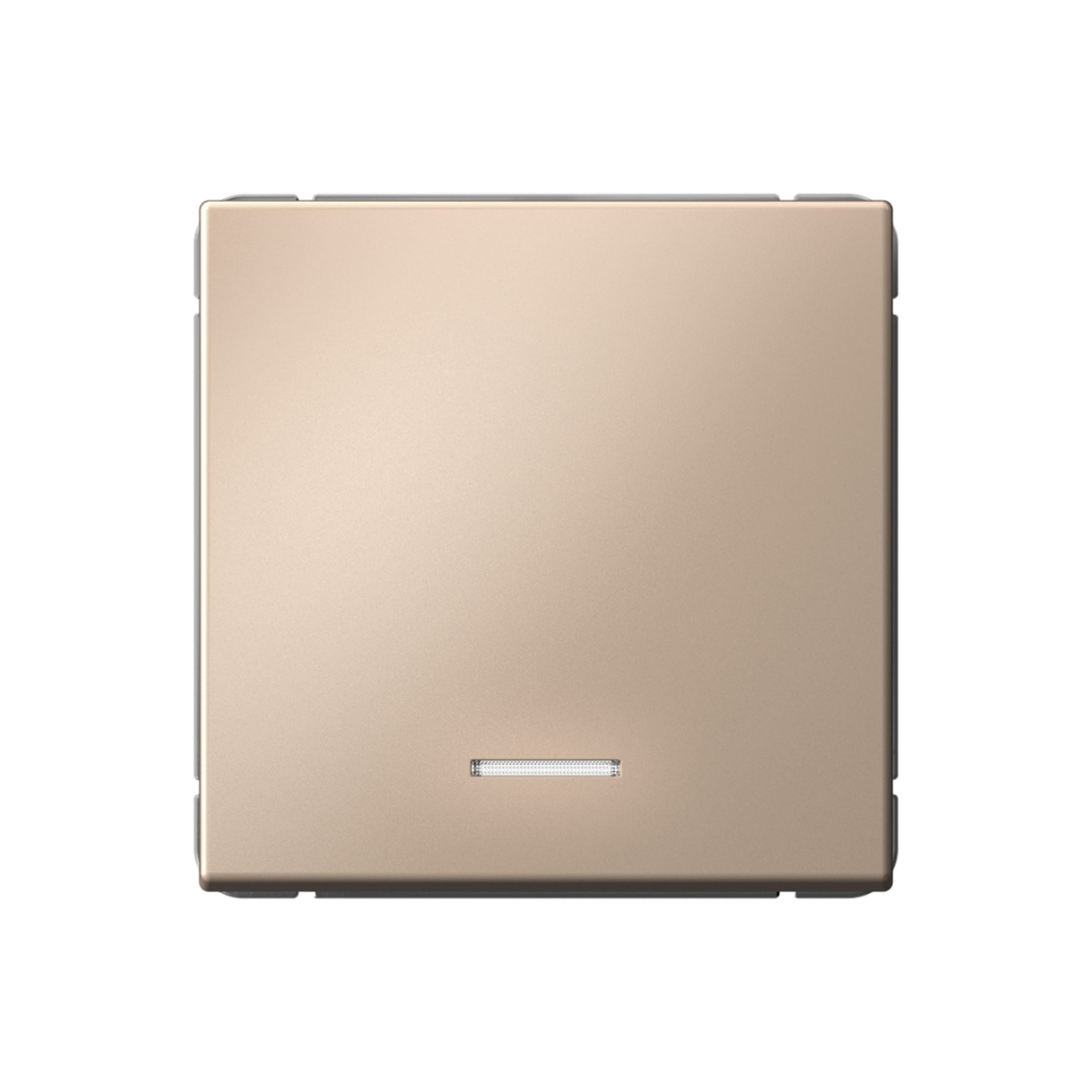 ARTGALLERY 1-клавишный ВЫКЛЮЧАТЕЛЬ КНОПОЧНЫЙ с подсв., 10А, механизм, ПЕСОЧНЫЙ