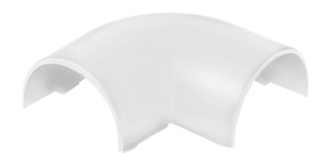 Угол плоский для кабель-канала 20х12 Белый MultiSet