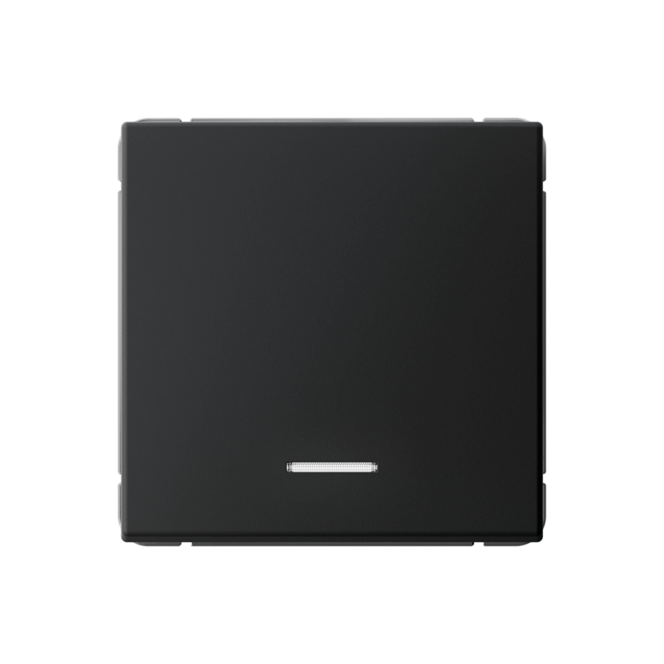 ARTGALLERY 1-клавишный ВЫКЛЮЧАТЕЛЬ КНОПОЧНЫЙ с подсв., 10А, механизм, КАРБОН