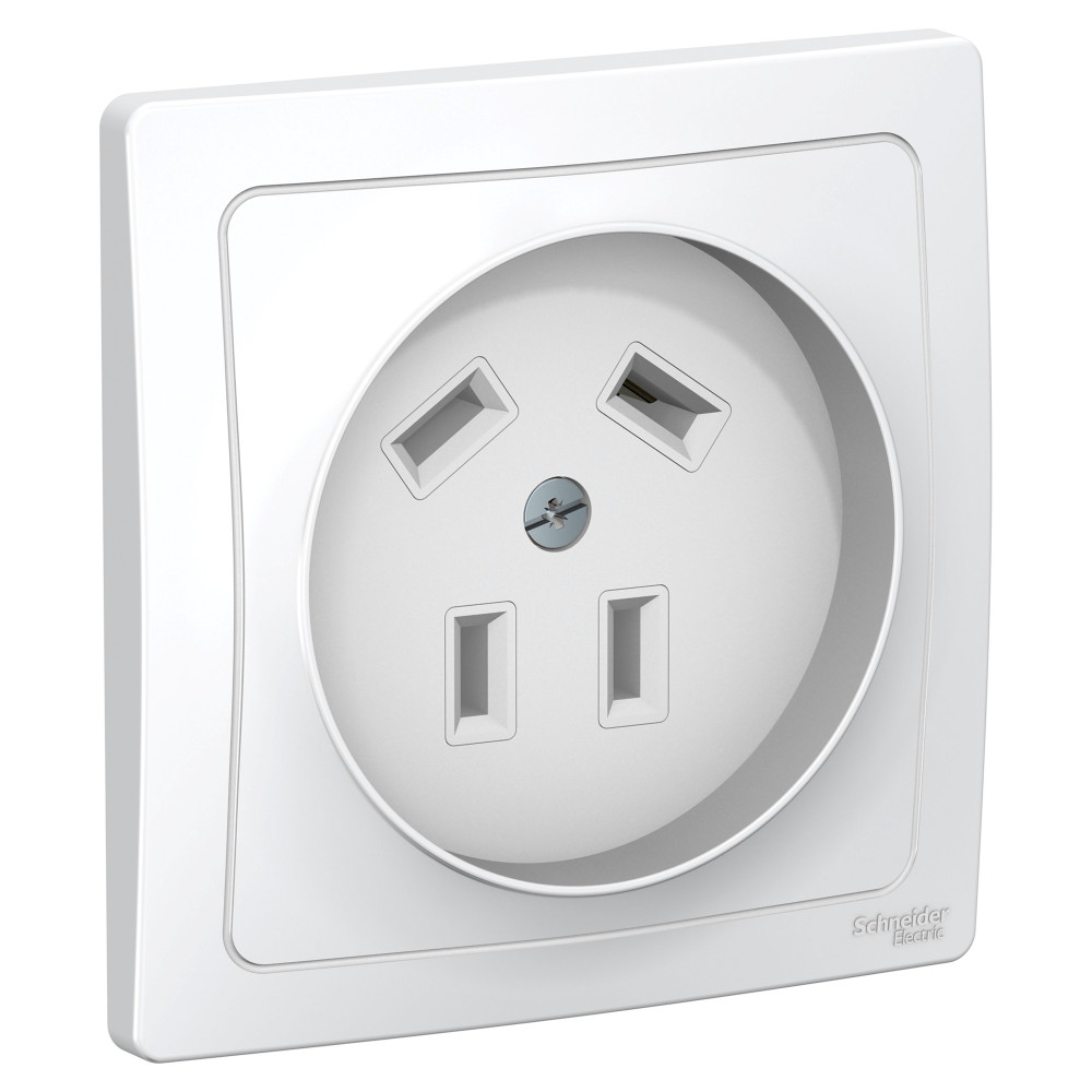 BLANCA С/У розетка силовая 3К+З, 32А, 440В, белый