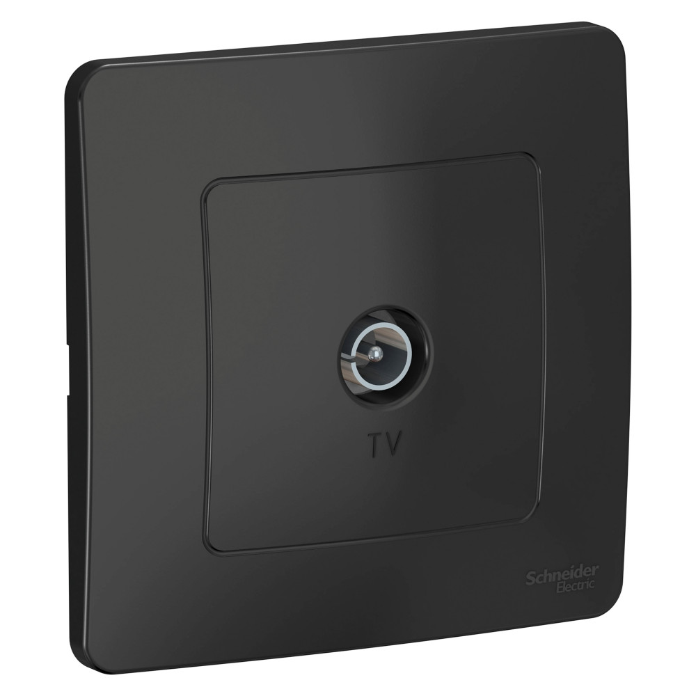 BLANCA скрытой установки коннектор тв, антрацит