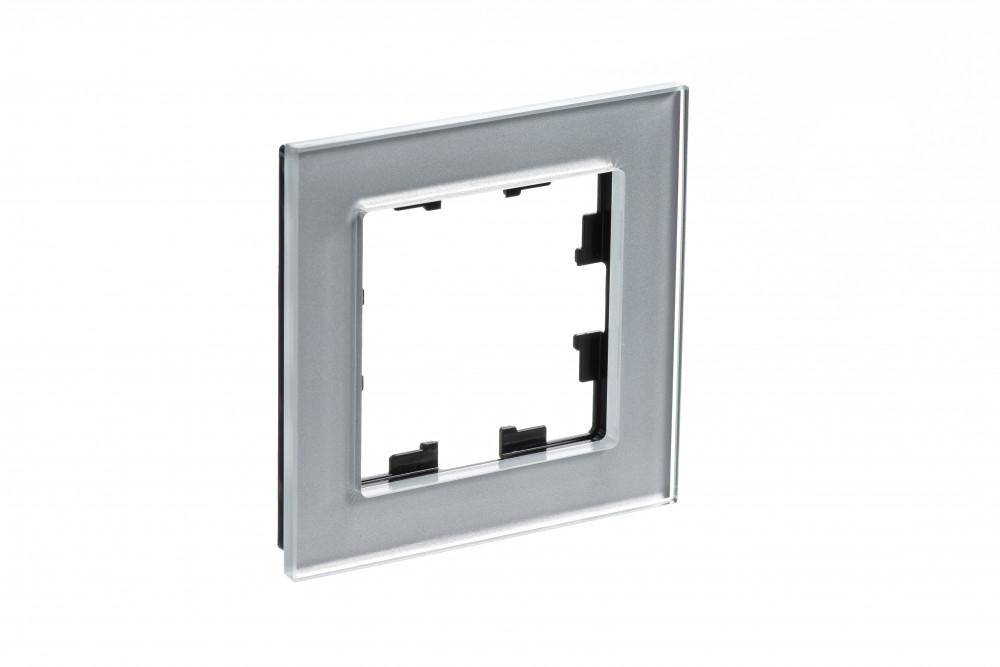 Рамка однопостовая ATLASDESIGN NATURE, ОРГАНИЧЕСКОЕ СТЕКЛО АЛЮМИНИЙ