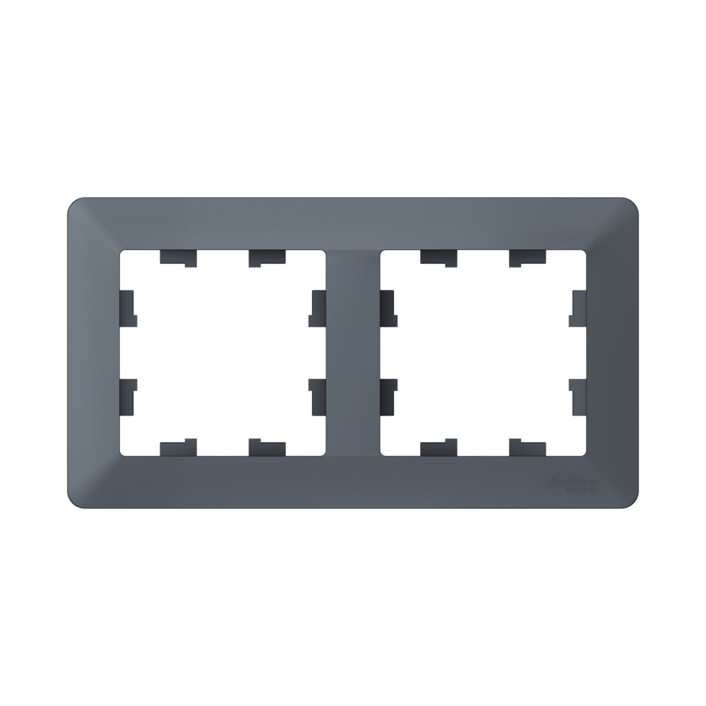 ATLASDESIGN AIR 2-постовая РАМКА, ГРИФЕЛЬ/дымчатый черный