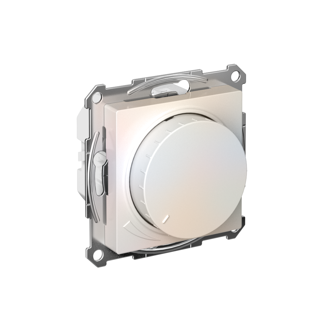 ATLASDESIGN СВЕТОРЕГУЛЯТОР (диммер) повор-нажим, LED, RC, 400Вт, мех., ЖЕМЧУГ