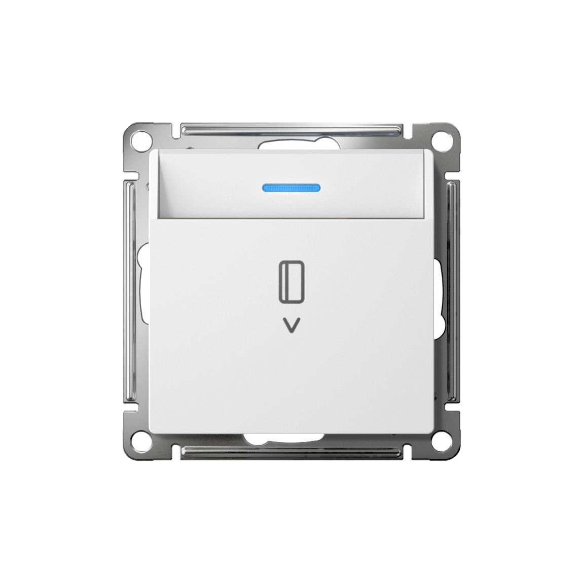 ATLASDESIGN ВЫКЛЮЧАТЕЛЬ карточный с подсветкой, 10А, без задержки отключения, механизм, ЛОТОС