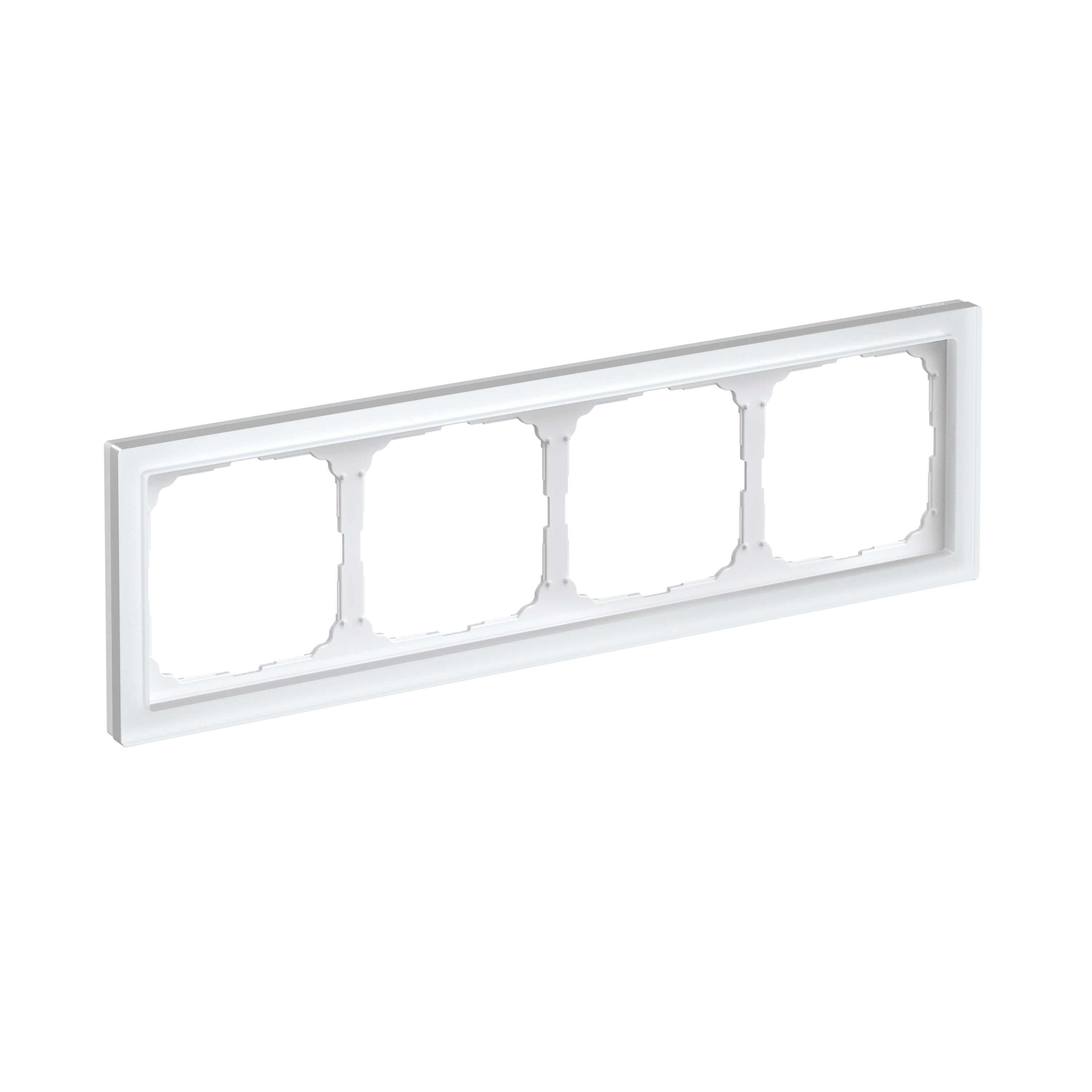 ARTGALLERY PURE 4-постовая РАМКА, МАТОВОЕ ОРГАНИЧЕСКОЕ СТЕКЛО БЕЛЫЙ