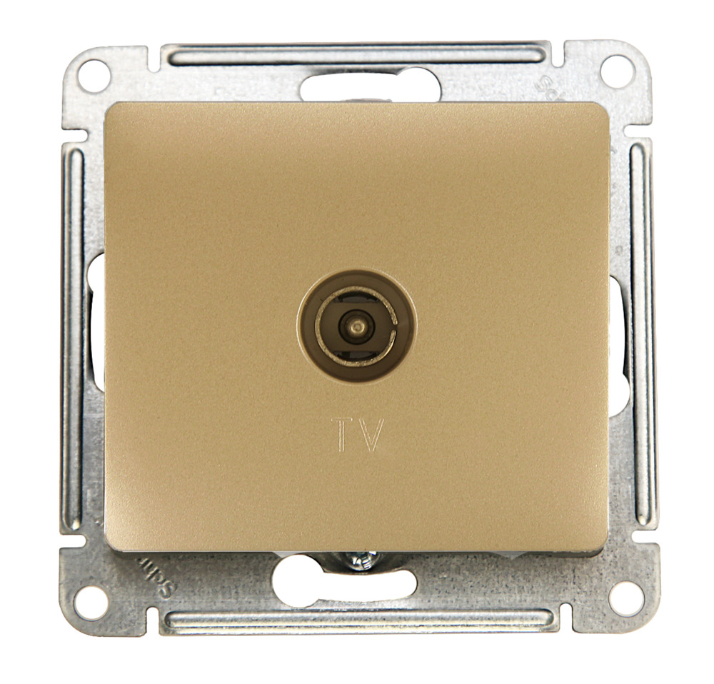 Коннектор GLOSSA TV антенна механизм перламутр