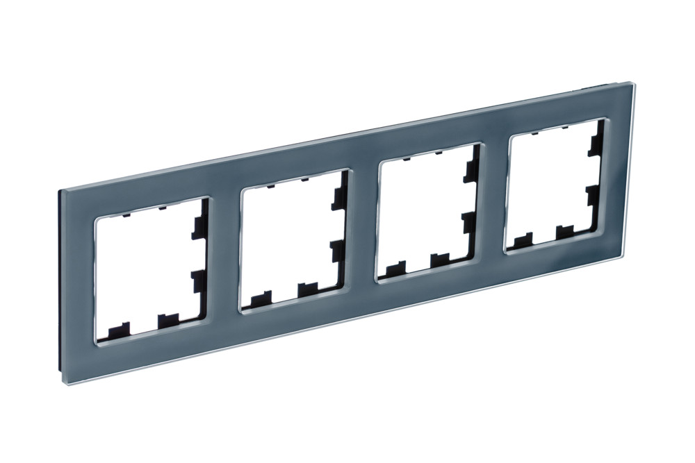 ATLASDESIGN NATURE 4-постовая РАМКА, НАТУРАЛЬНОЕ СТЕКЛО, ГРИФЕЛЬ