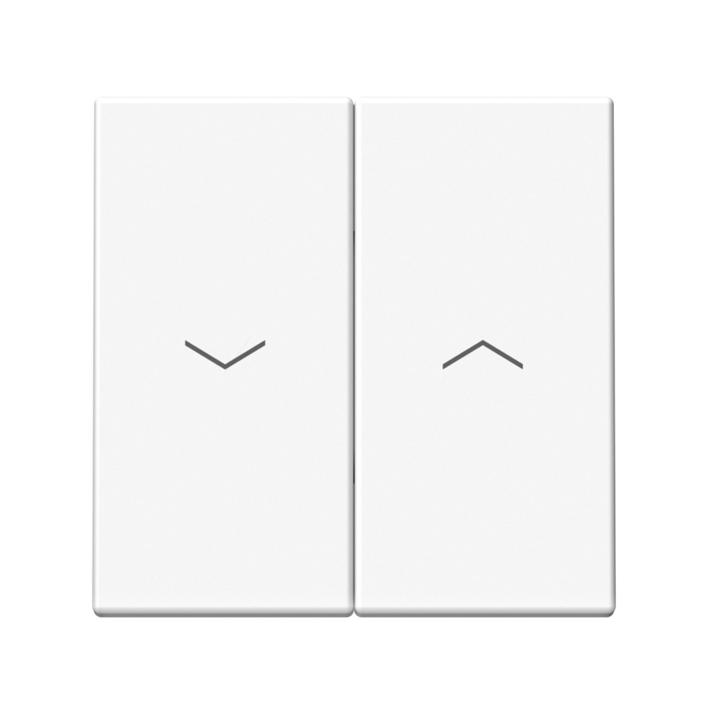 ARTGALLERY 2-клавишный ВЫКЛЮЧАТЕЛЬ ДЛЯ ЖАЛЮЗИ, 2х сх.4, 10А, механизм, быстрозажимные клеммы, БЕЛЫЙ