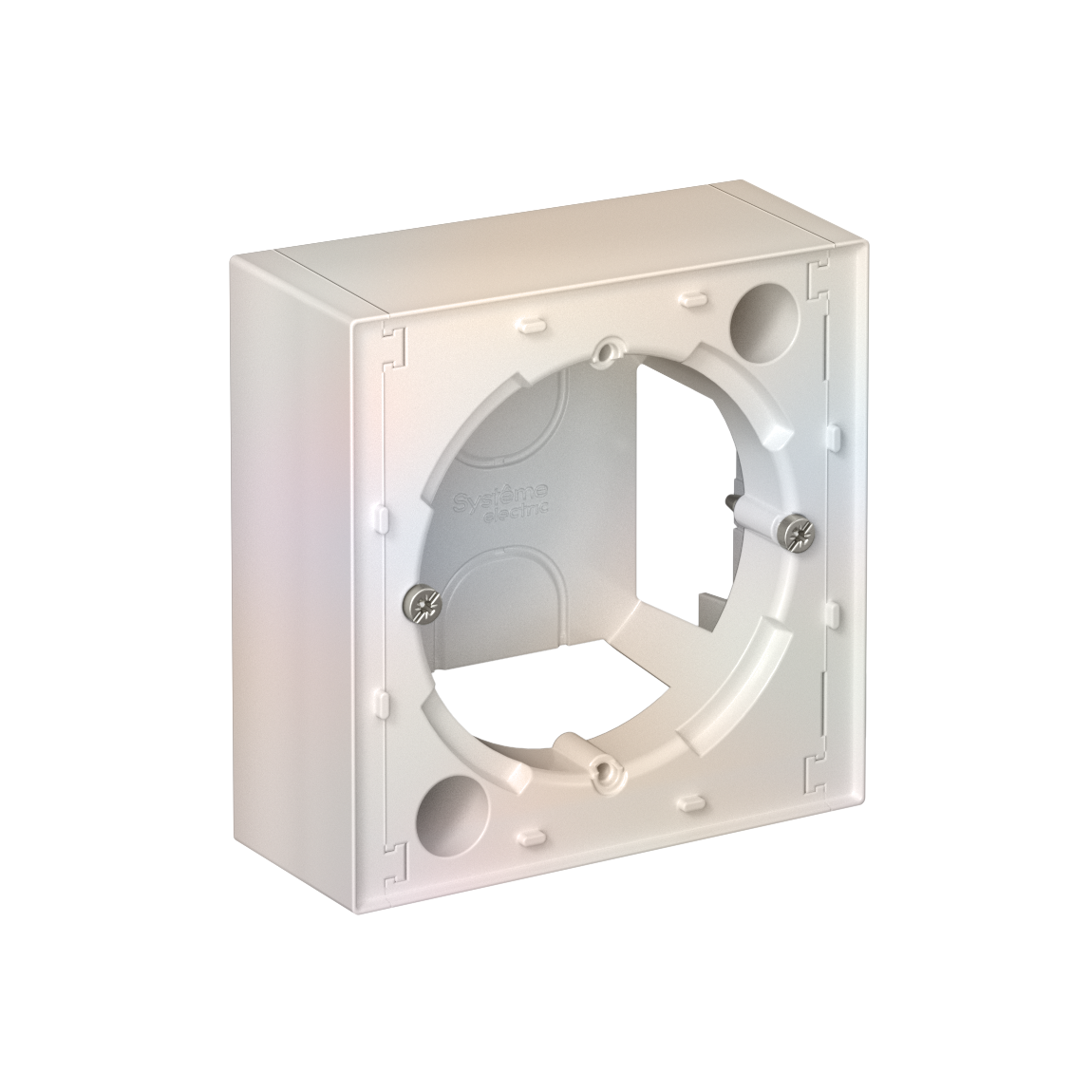 Коробка ATLASDESIGN для наружного монтажа жемчуг