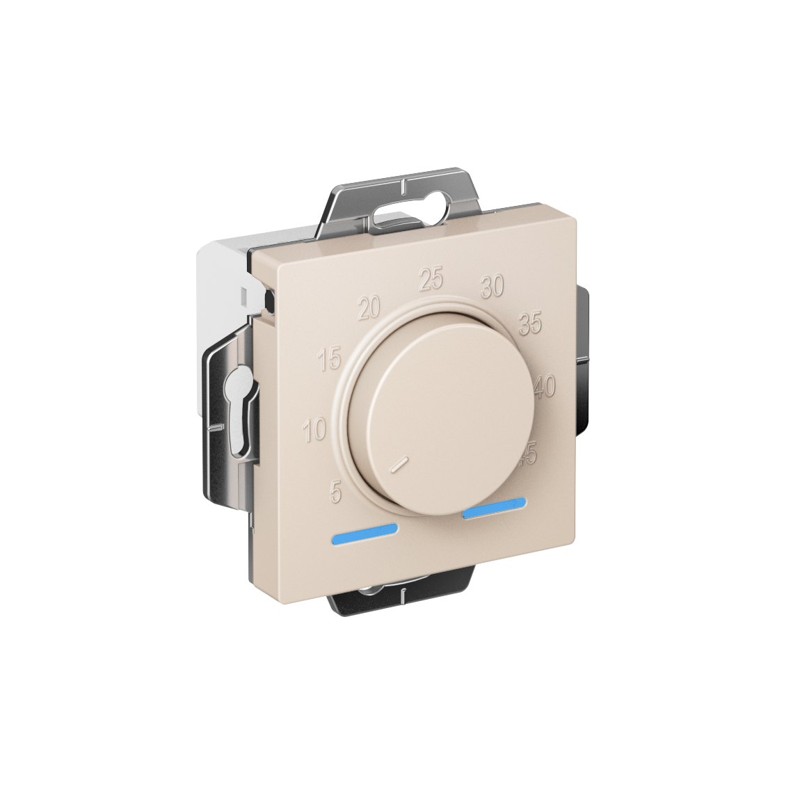 ATLASDESIGN ТЕРМОСТАТ электрон. теплого пола с датчиком, 10A, механизм, БЕЖЕВЫЙ