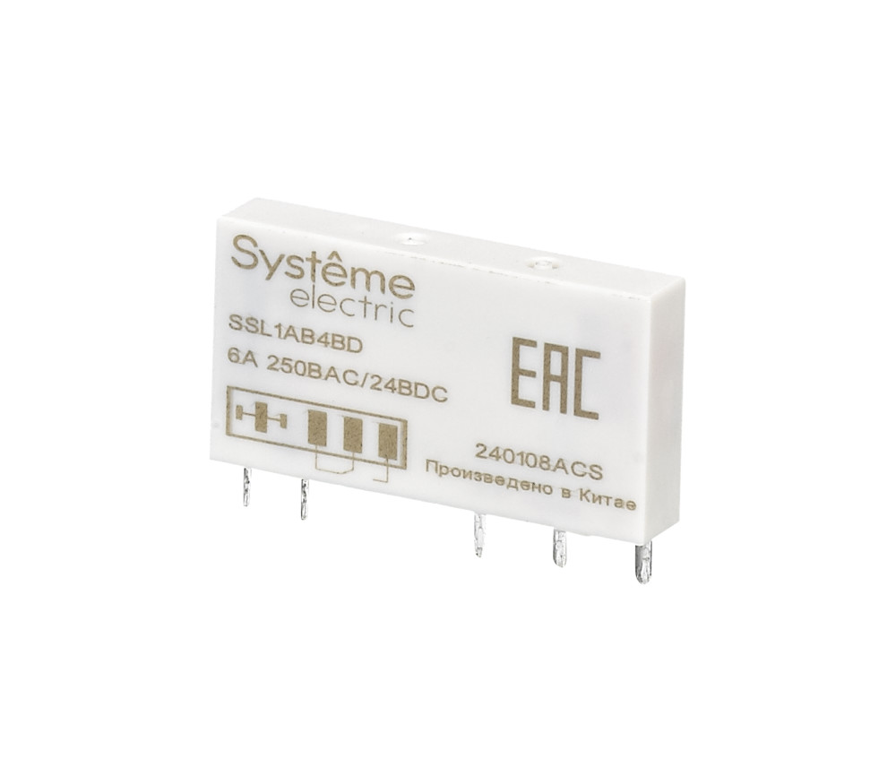 Реле интерфейсное 1CO,6 A, 24 В DC