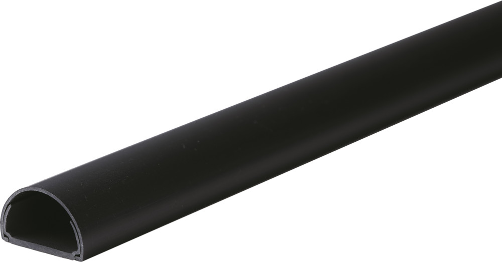 Кабель-канал MultiSet 20x12х2000 мм арочной формы ПВХ Антрацит