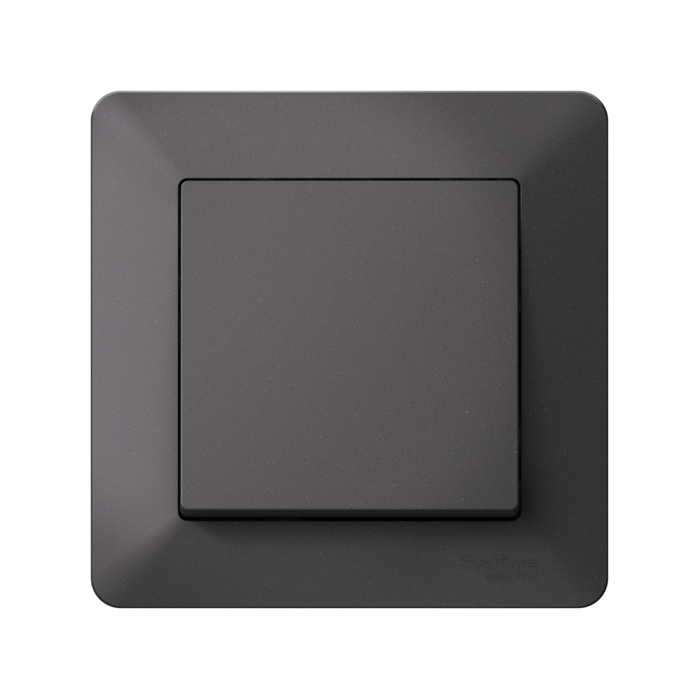 ATLASDESIGN AIR 1-постовая РАМКА, БАЗАЛЬТ/дымчатый черный