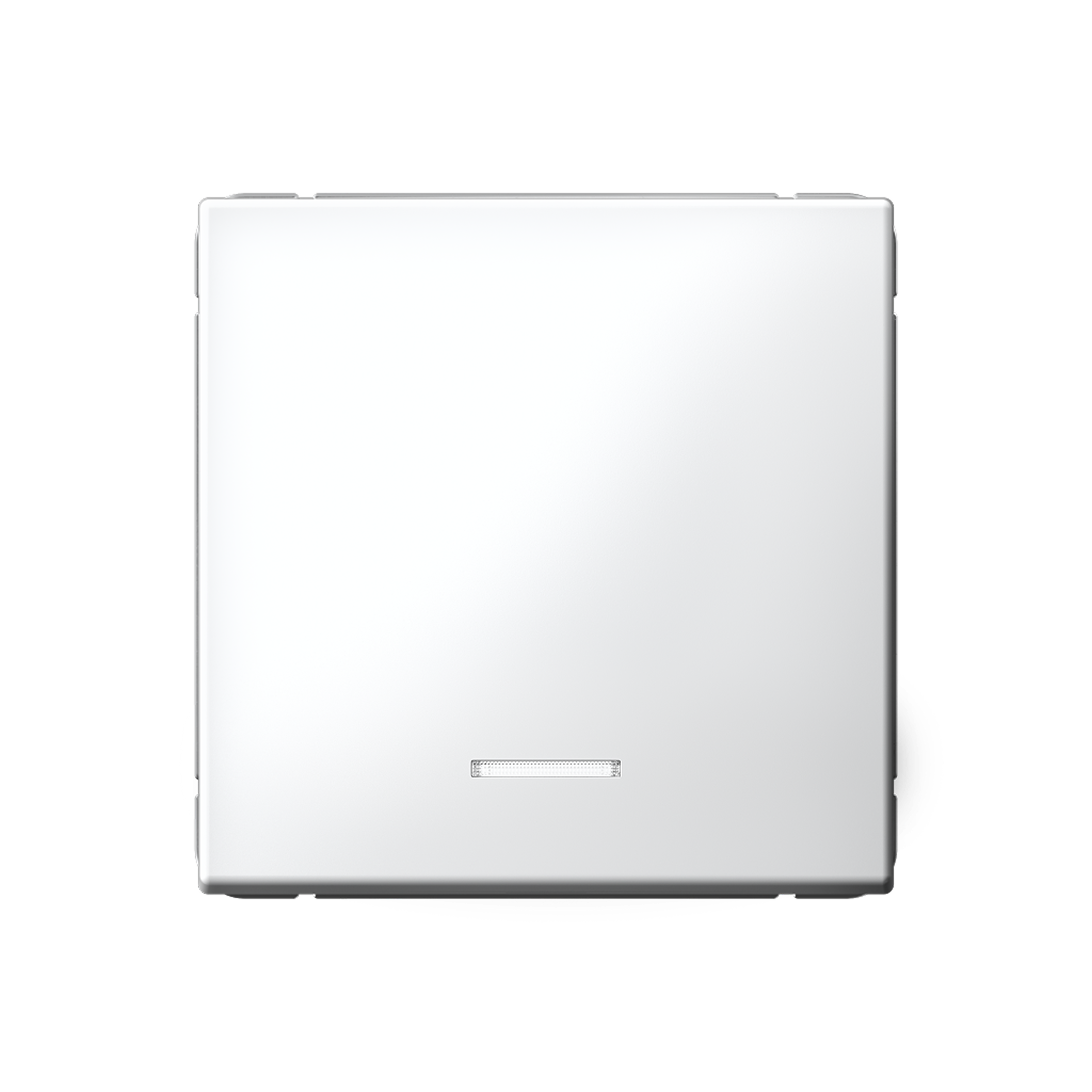 ARTGALLERY 1-клавишный ВЫКЛЮЧАТЕЛЬ КНОПОЧНЫЙ с подсв., 10А, механизм, БЕЛЫЙ