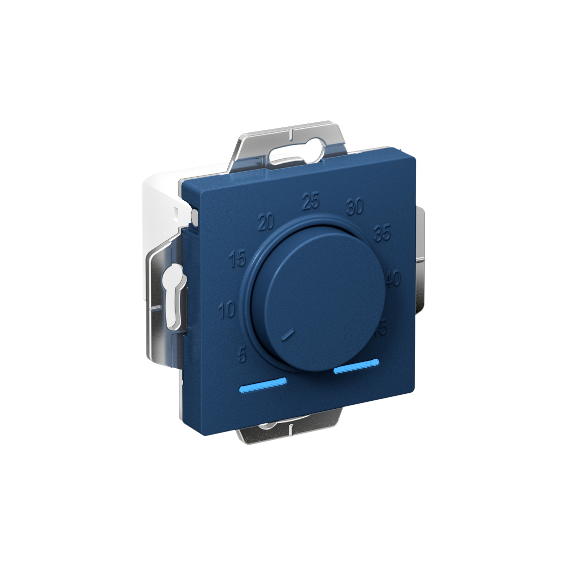 ATLASDESIGN ТЕРМОСТАТ электрон. теплого пола с датчиком, 10A, механизм, АКВАМАРИН