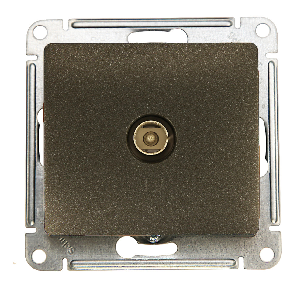 Коннектор GLOSSA TV антенна механизм антрацит