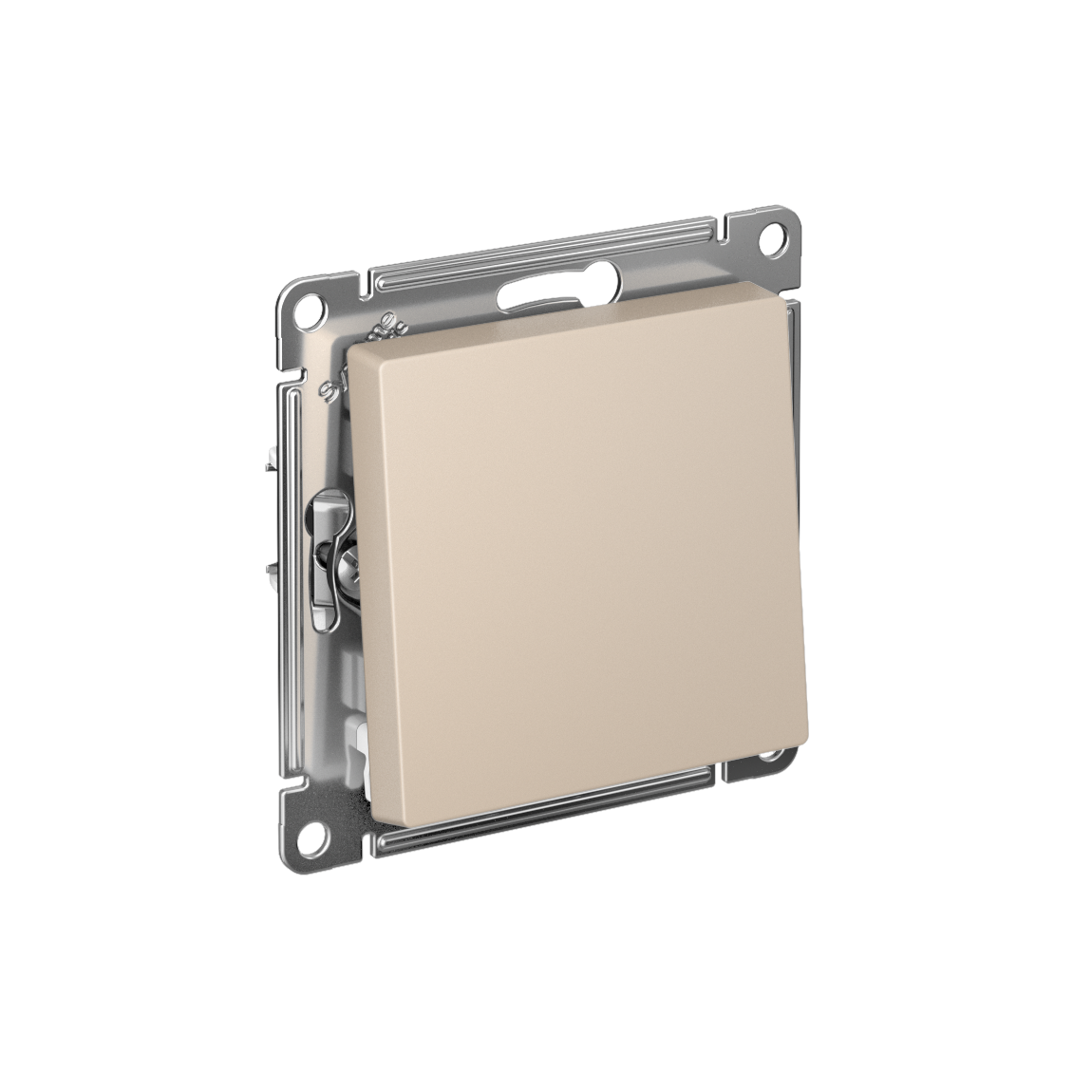 ATLASDESIGN переключатель перекрестный, сх.7, 10АХ, механизм, ПЕСОЧНЫЙ