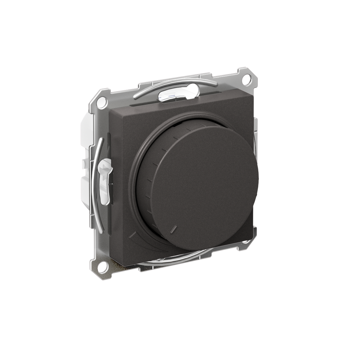 ATLASDESIGN СВЕТОРЕГУЛЯТОР (диммер) повор-нажим, LED, RC, 400Вт, мех., БАЗАЛЬТ