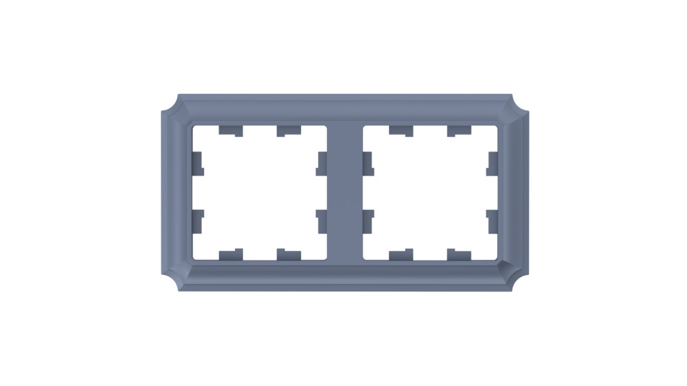 ATLASDESIGN ANTIQUE 2-постовая рамка, универсальная, ГРИФЕЛЬ