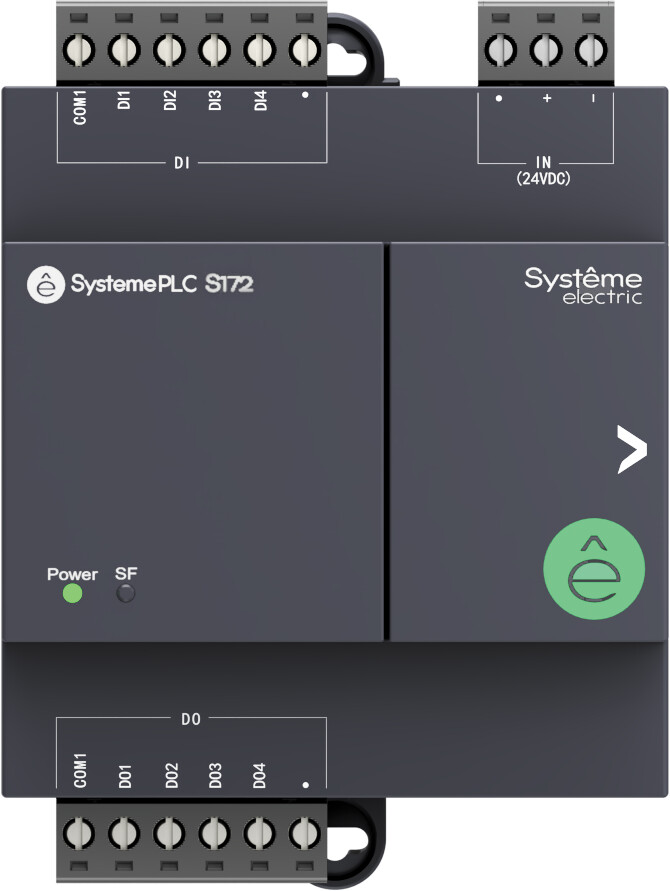 Модуль ввода/вывода дискретный, 24 VDC, 8 IO: 4 дискретных входа, 4 дискртеных выхода (реле, 3 A)