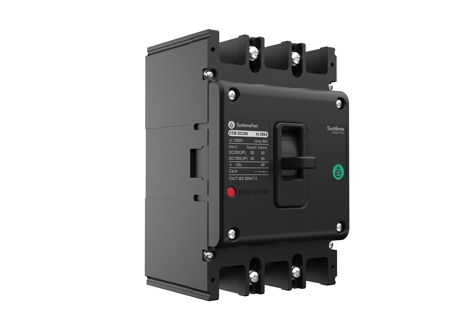 Выключатель автоматический литой корпус SPD250 2P 50Ка 250 В постоянный ток / 3P 50Ка 3P TMD160 500 В постоянный ток